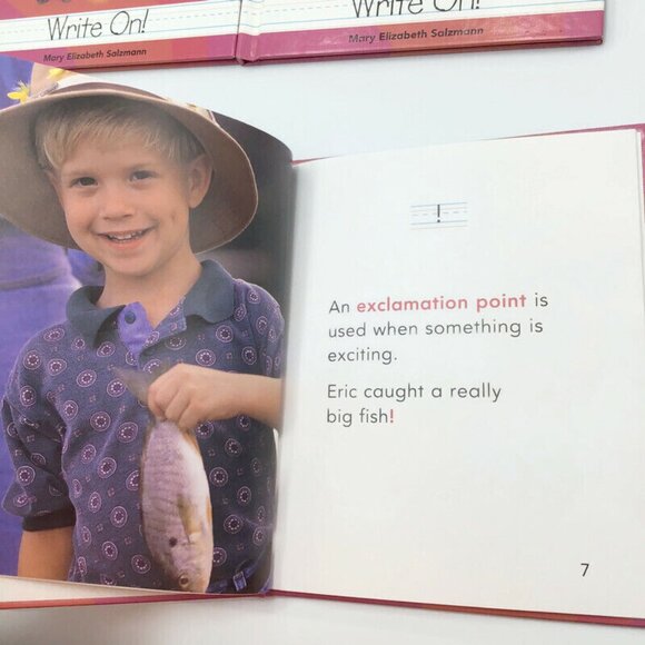 Punctuation Books Complete Set of 6 Mary Salzmann SandCastle Write On Series - Picture 4 of 11
